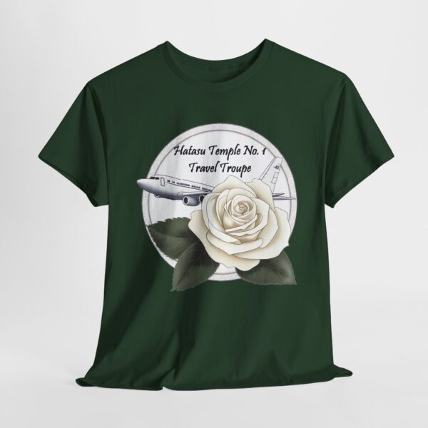 Hatasu Temple No. 1 Travel Troupe - Unisex Heavy Cotton Tee - Image 5