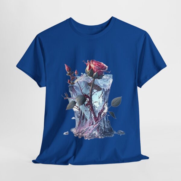 The Frozen Rose - Unisex Heavy Cotton Tee - Image 6