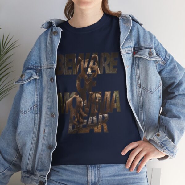 Beware of Momma Bear - Unisex Heavy Cotton Tee - Image 9
