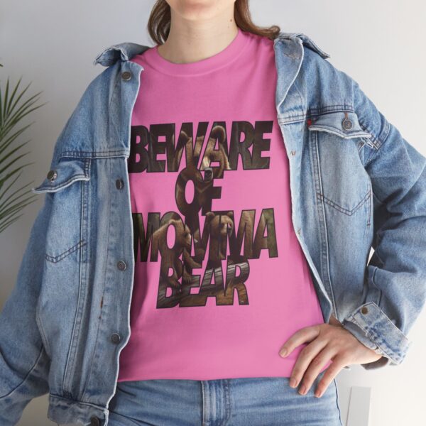 Beware of Momma Bear - Unisex Heavy Cotton Tee - Image 10