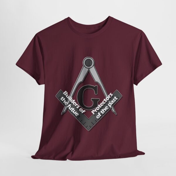 Builders of the future, protectors of the past Freemasonry T-shirt - Image 3
