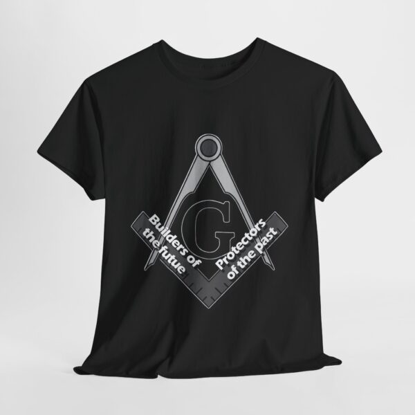 Builders of the future, protectors of the past Freemasonry T-shirt - Image 2