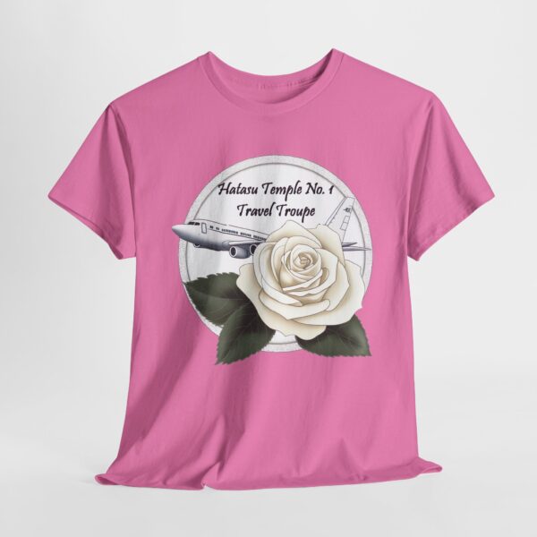 Hatasu Temple No. 1 Travel Troupe - Unisex Heavy Cotton Tee - Image 10