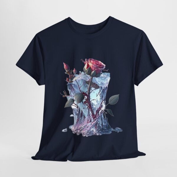 The Frozen Rose - Unisex Heavy Cotton Tee - Image 7