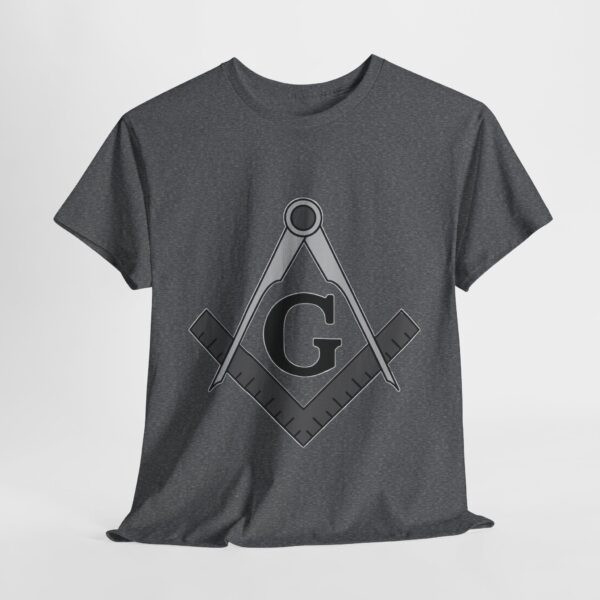 Freemason T-shirt - Unisex Heavy Cotton Tee - Image 7