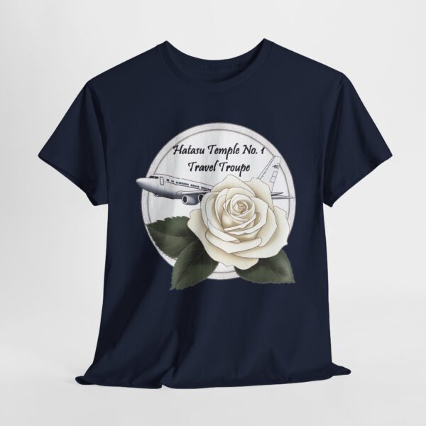 Hatasu Temple No. 1 Travel Troupe - Unisex Heavy Cotton Tee - Image 9
