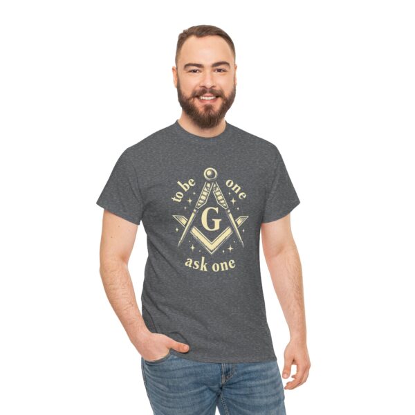 Free Mason T-Shirt - Unisex Heavy Cotton Tee - Image 5