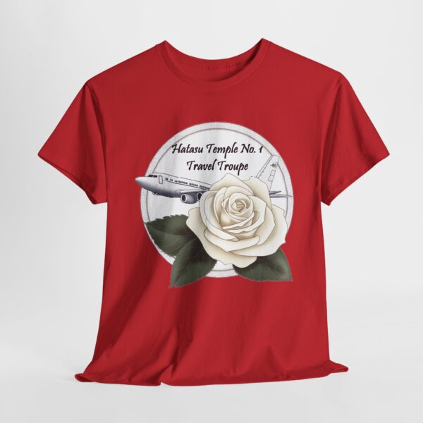 Hatasu Temple No. 1 Travel Troupe - Unisex Heavy Cotton Tee - Image 11
