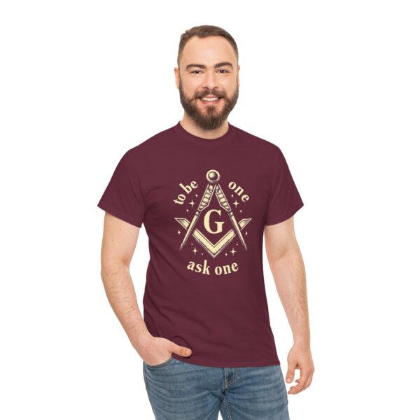 Free Mason T-Shirt - Unisex Heavy Cotton Tee - Image 3