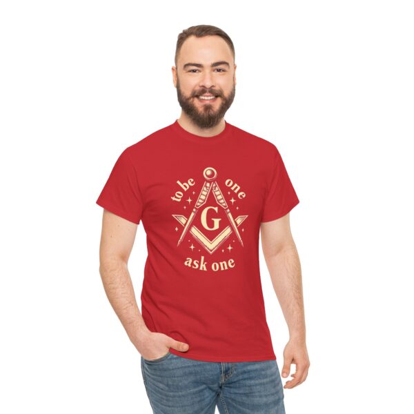 Free Mason T-Shirt - Unisex Heavy Cotton Tee - Image 11