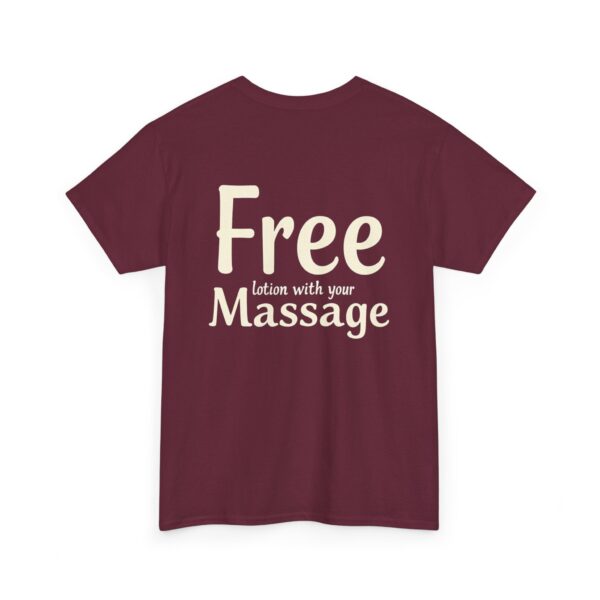 Free Lotion with Your Massage – Unisex Heavy Cotton Tee