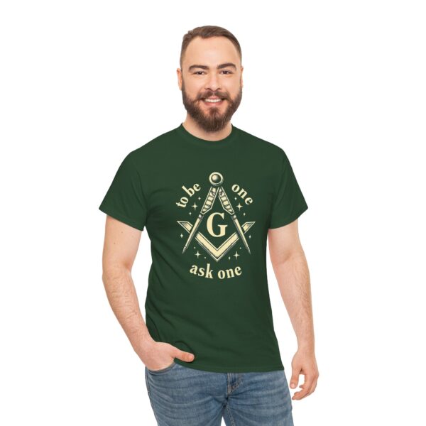 Free Mason T-Shirt - Unisex Heavy Cotton Tee - Image 4