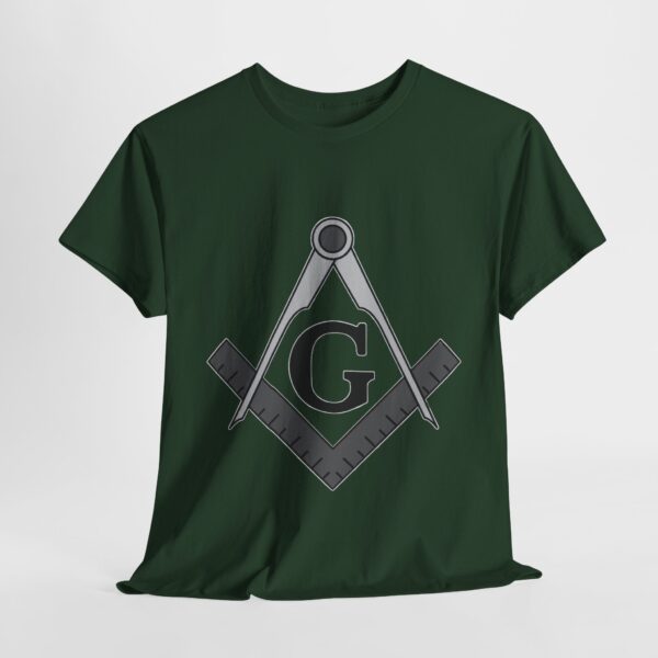Freemason T-shirt - Unisex Heavy Cotton Tee - Image 6