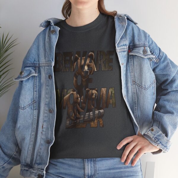 Beware of Momma Bear - Unisex Heavy Cotton Tee - Image 7