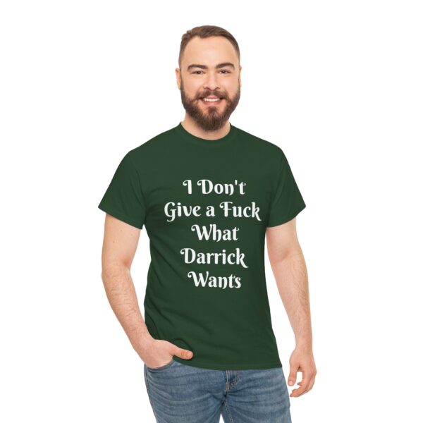 I don't give af Darrick - Unisex Heavy Cotton Tee - Image 4